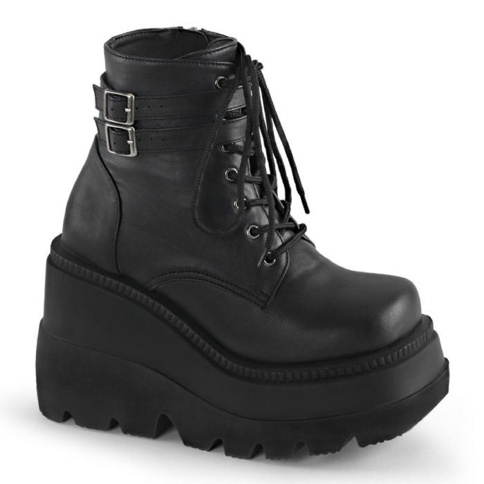 black demonia platform boots