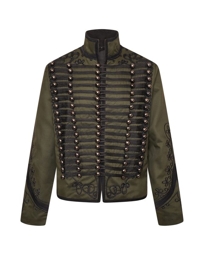 Men's Gothic, Hussar Military, Steampunk Jackets & Coats