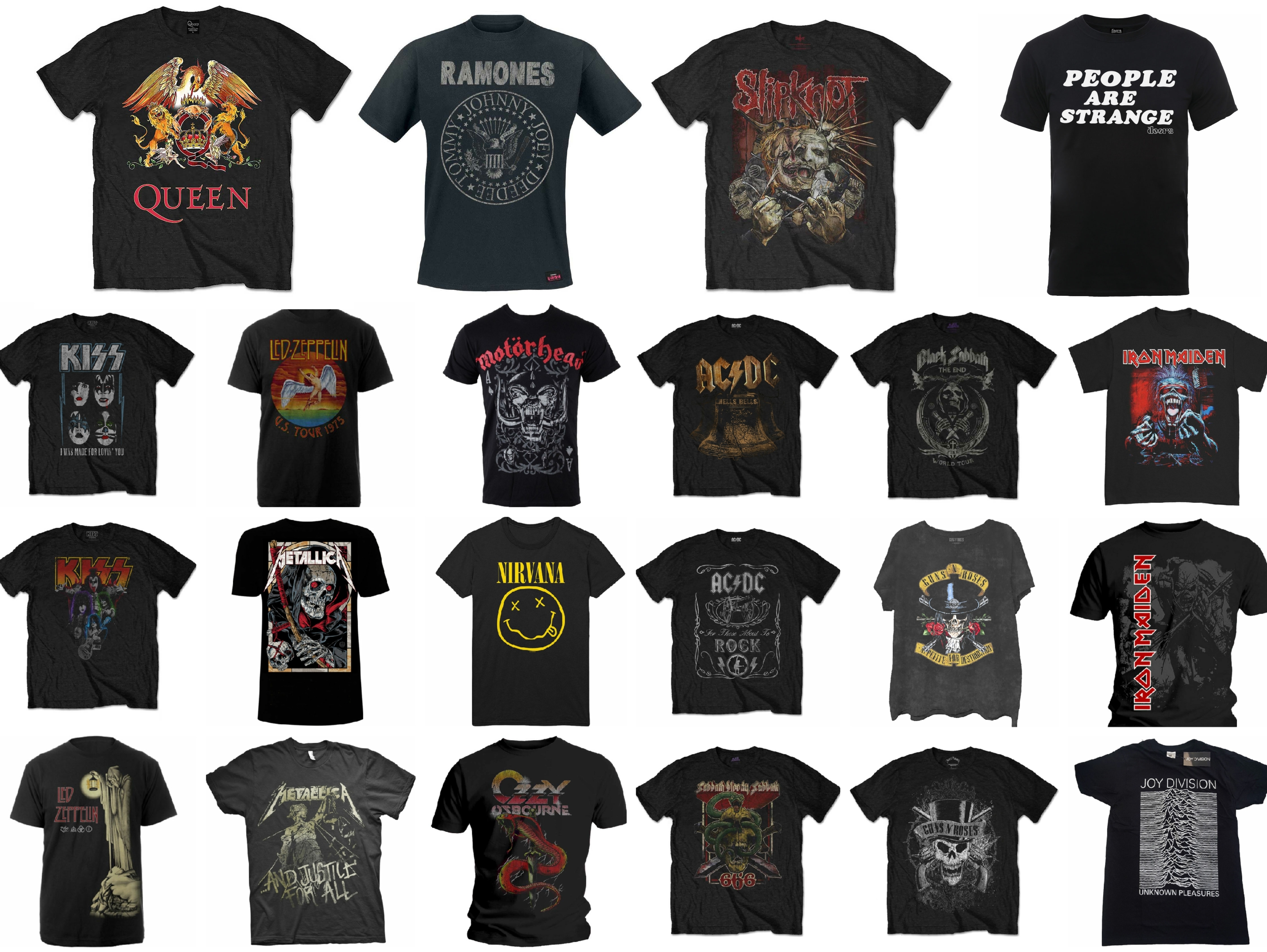 Official Band Tee Festival T-shirt Metal Concert Music Unisex | Mens Merch eBay Rock